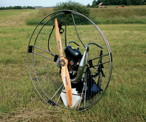 Парамотор с тележкой — паралет