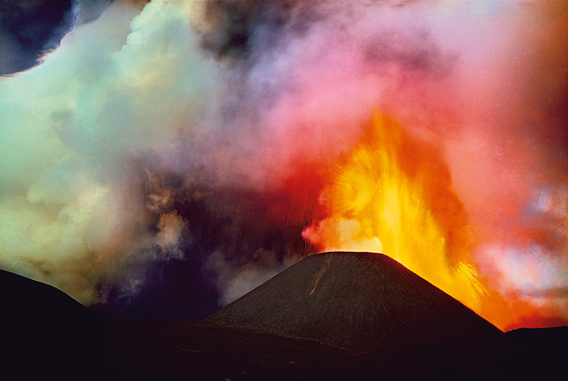 Камчатка. Извержение вулкана