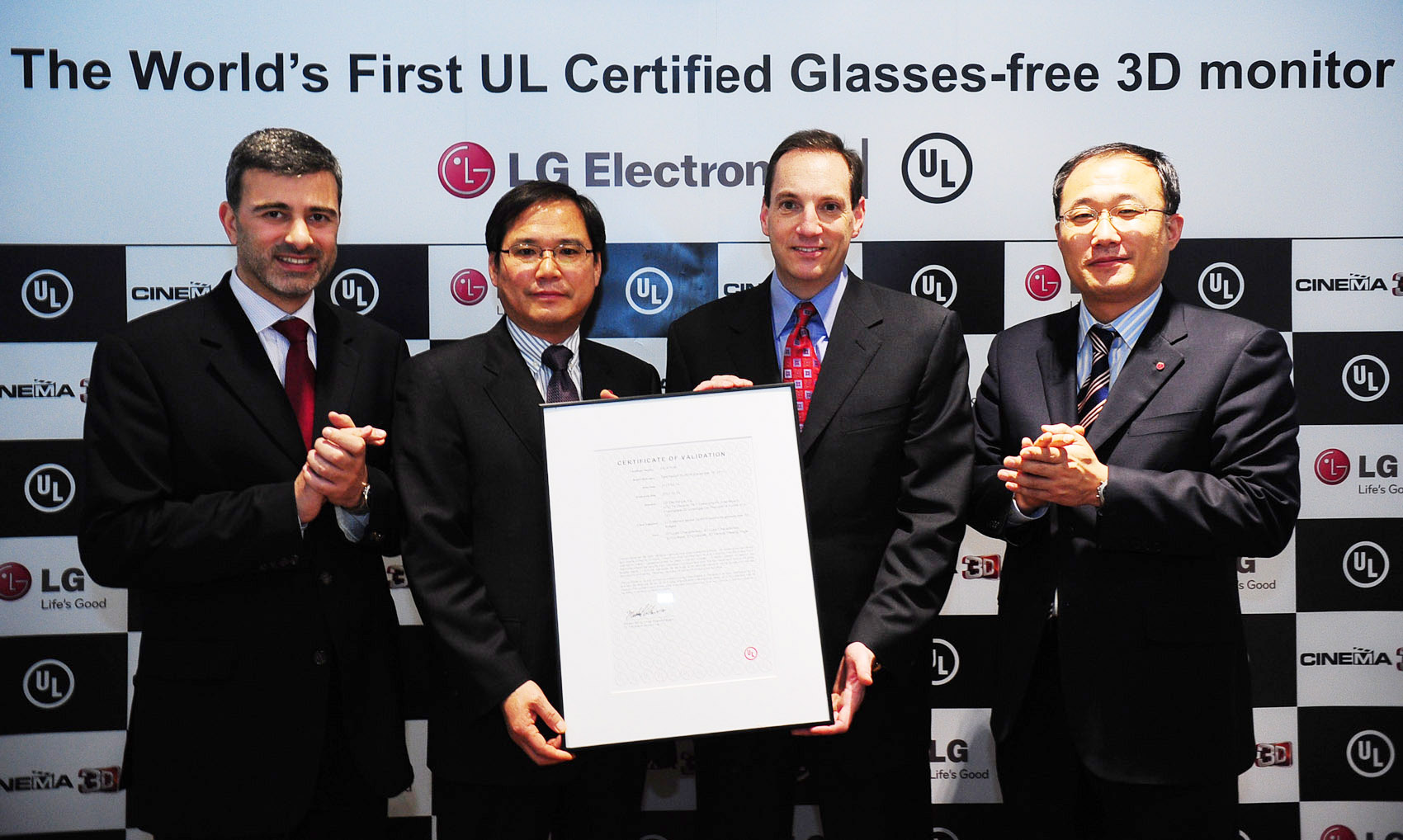 Underwriters Laboratories сертифицировала монитор LG Cinema 3D без очков