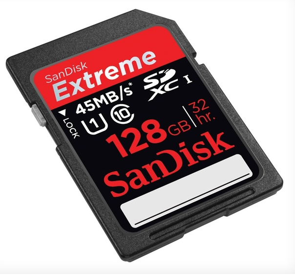 SanDisk представляет самую быструю в мире карту памяти SDXC