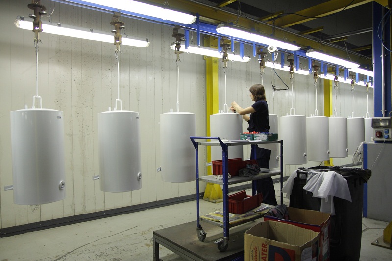 Завод Аристон: водонагреватели приобретают товарный вид
