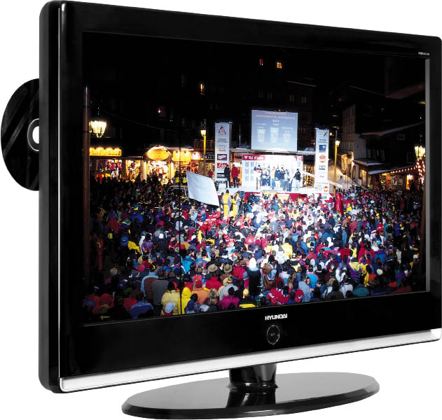 ЖК-телевизор со встроенным DVD-проигрывателем Hyundai H-LCDVD3200