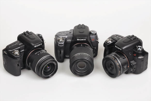 Зеркальные фотокамеры Sony A550/A500/A450