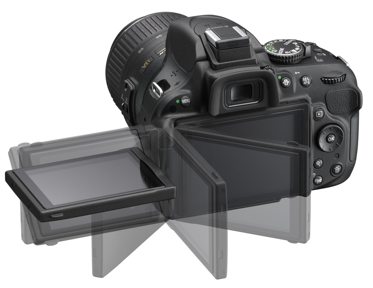 Зеркальный фотоаппарат Nikon D5200 - ЖК-панель