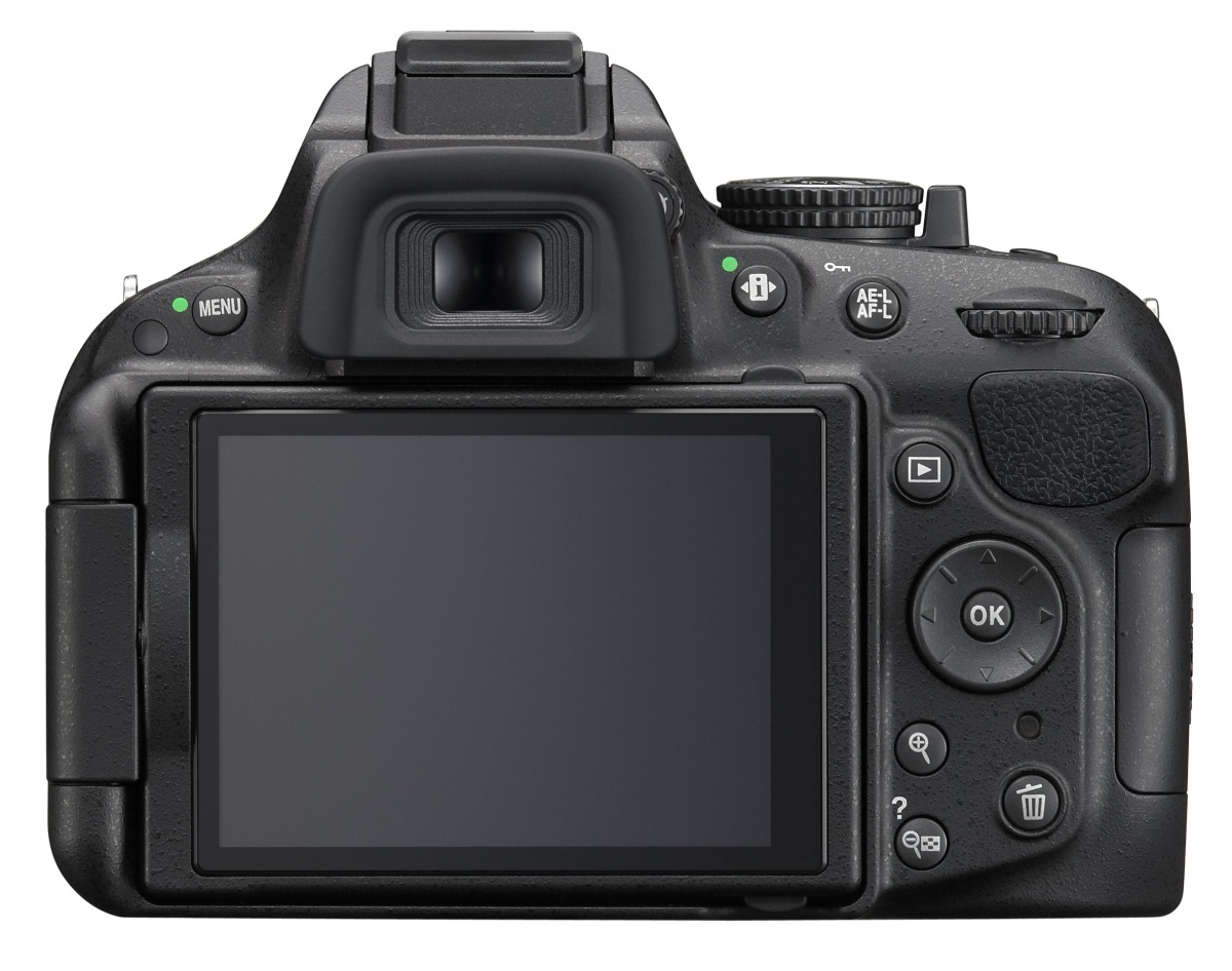 Зеркальный фотоаппарат Nikon D5200 - ЖК-панель на месте