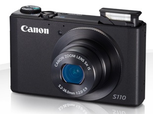 Компактная фотокамера Canon PowerShot S110 - со вспышкой