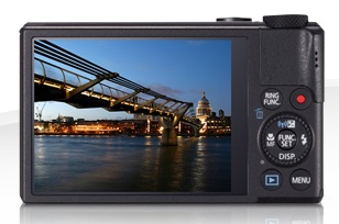 Компактная фотокамера Canon PowerShot S110 - дисплей