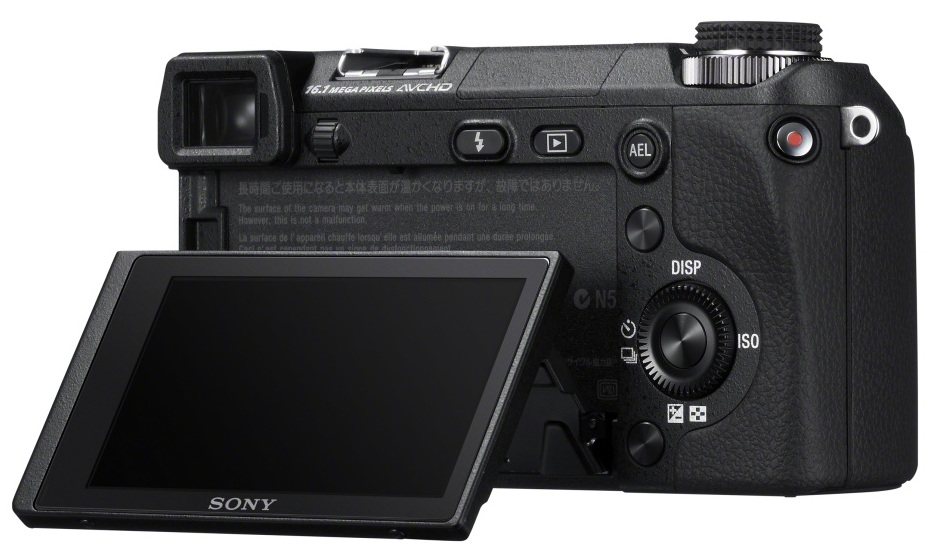 Компактная цифровая фотокамера Sony NEX-6 - откидной дисплей