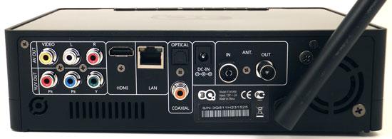 Медиаплеер 3Q Q-bix F345HW - разъемы