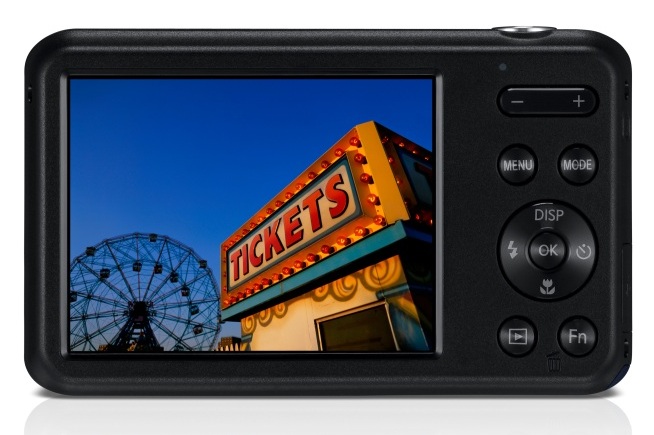 Компактная фотокамера Samsung ES95 - дисплей