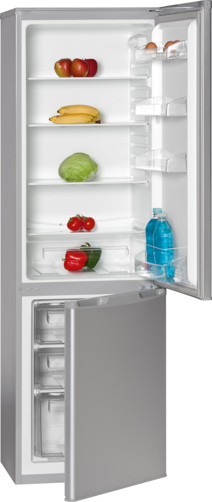 Двухкамерный холодильник с нижним расположением морозильной камеры Bomann KG 178.1