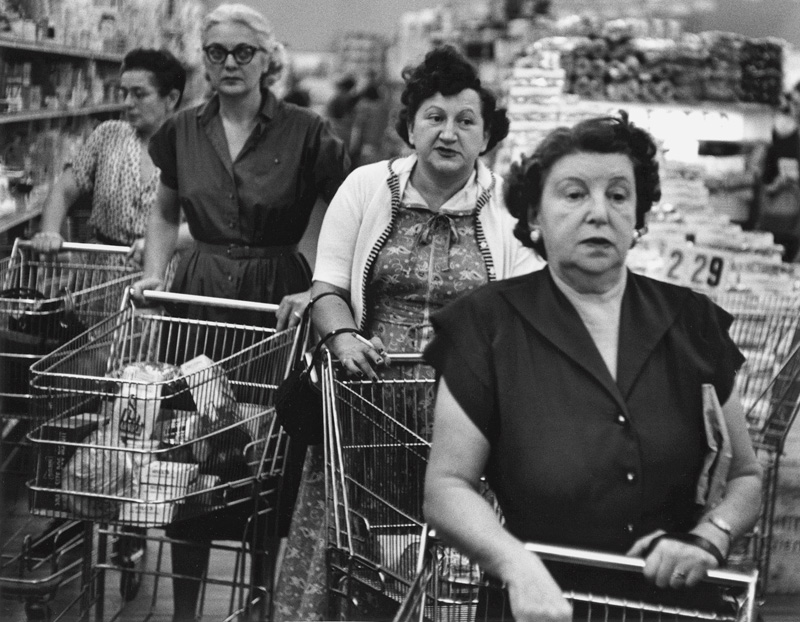 3. Уильям Кляйн  Четыре женщины,  супермаркет, 1955 