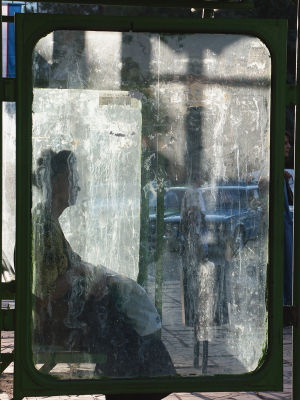3. Автобусная остановка. Ташкент. 2003