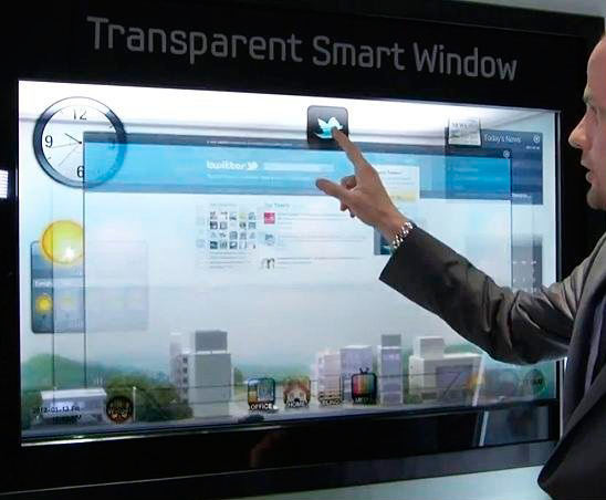 Телевизор Transparent Samsung Smart Window