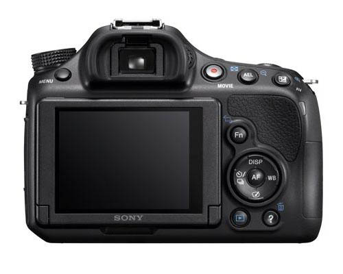 зеркальная цифровая фотокамера Sony α58 с технологией полупрозрачного зеркала - дисплей