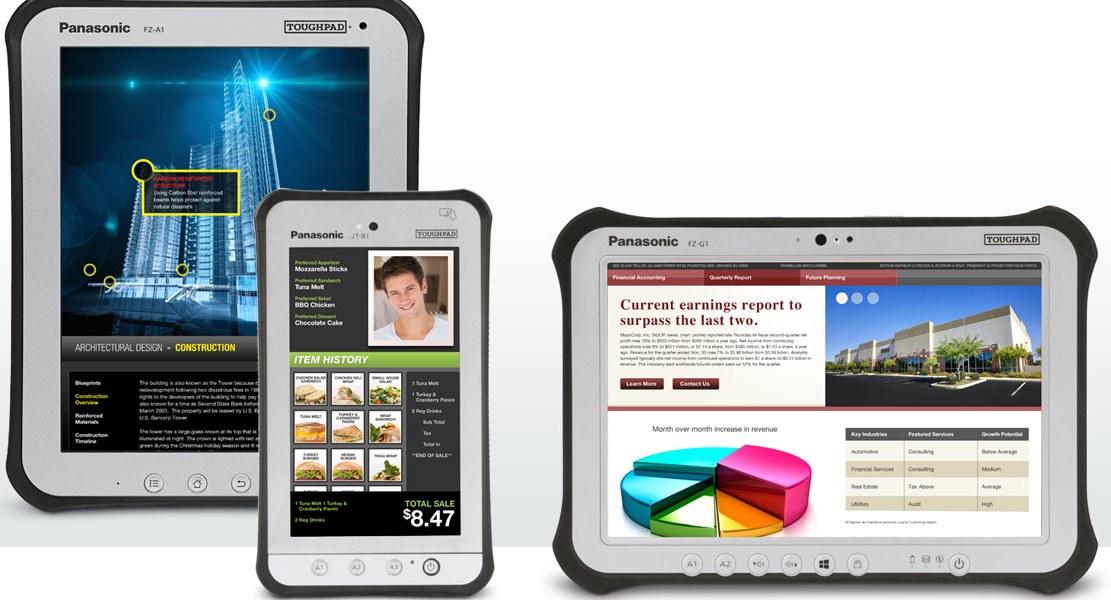 Защищенные планшеты Panasonic Toughpad 