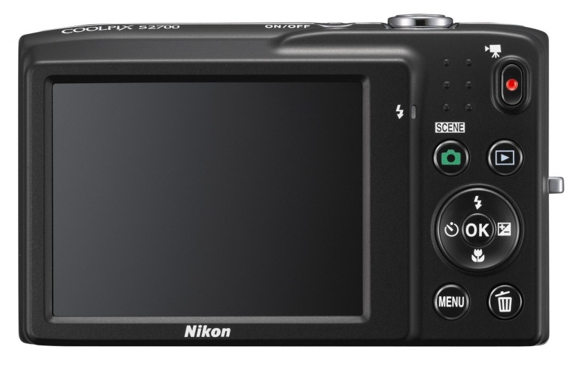 Компактная фотокамера модель Nikon S2700 - дисплей