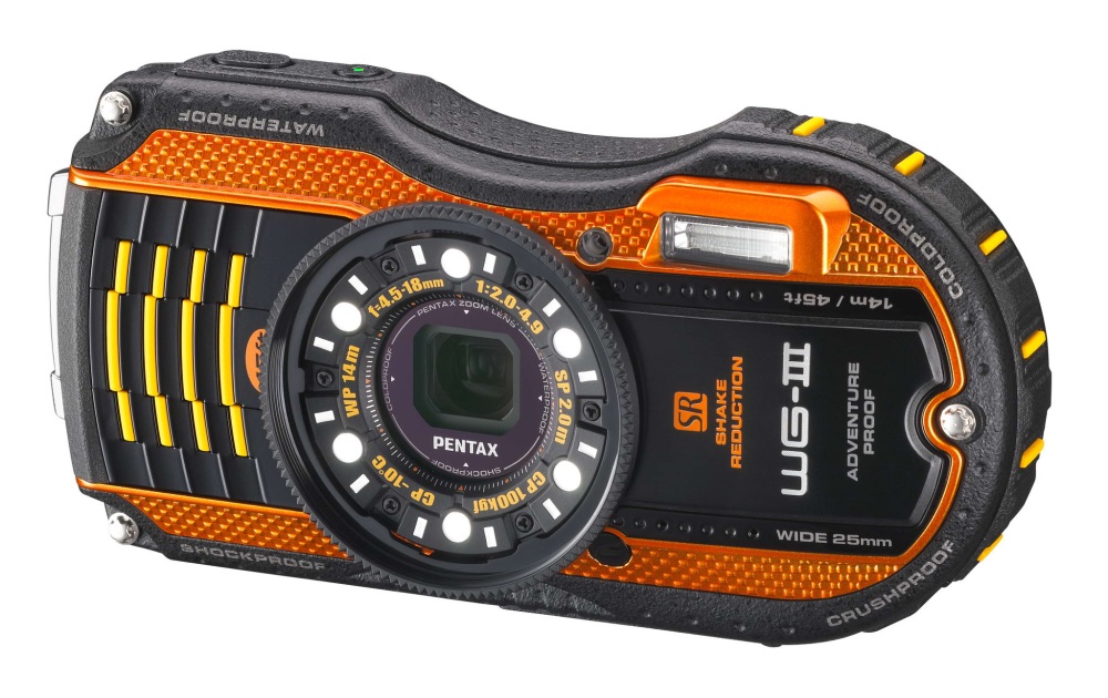 Компактная фотокамера PENTAX WG-3 и PENTAX WG-3 GPS