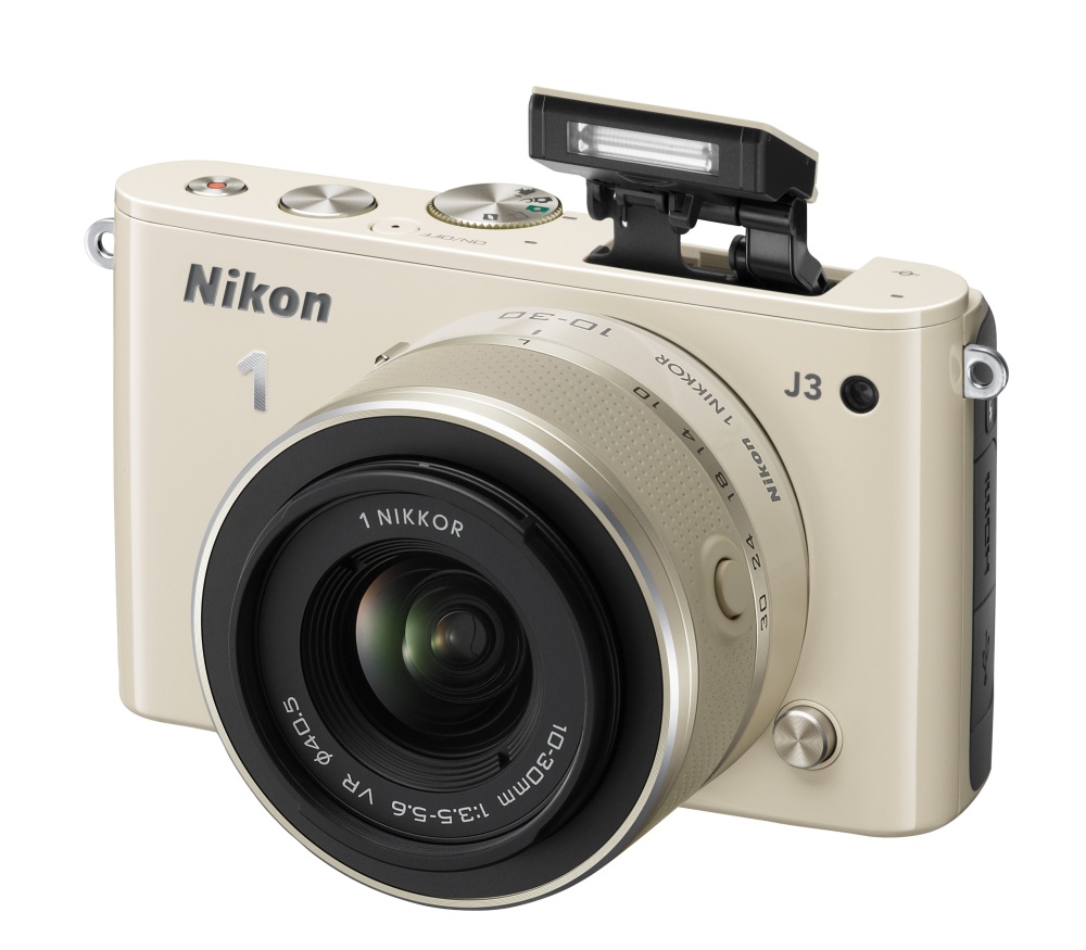 Беззеркальная фотокамера модель Nikon 1 J3 - вспышка