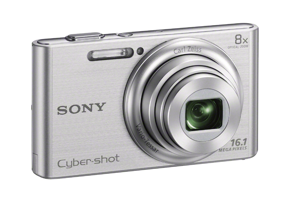 Компактная фотокамера Sony W730 серебристая