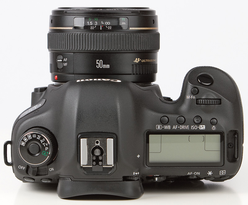 Зеркальная цифровая фотокамера Canon EOS 5D Mark III - управление