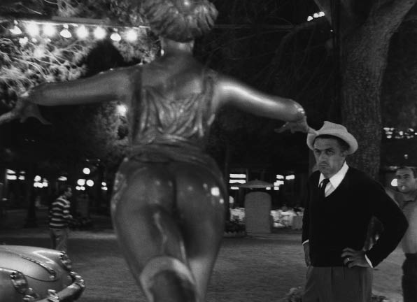 Федерико Феллини на съемках фильма «8 ½». 1963