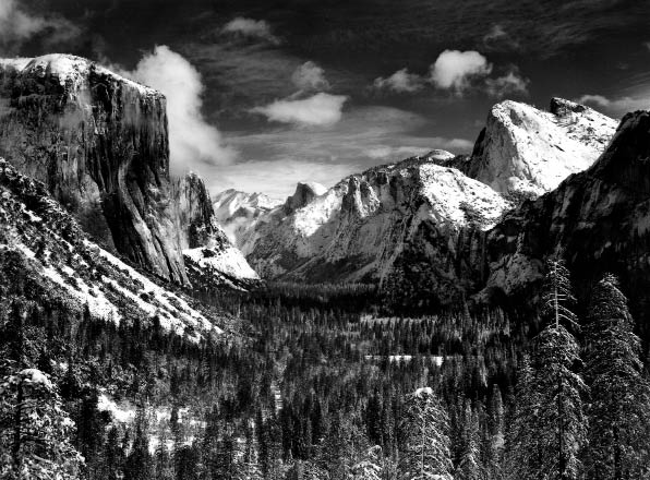 Ansel Adams. Yosemite Valley, Winter. 1938 