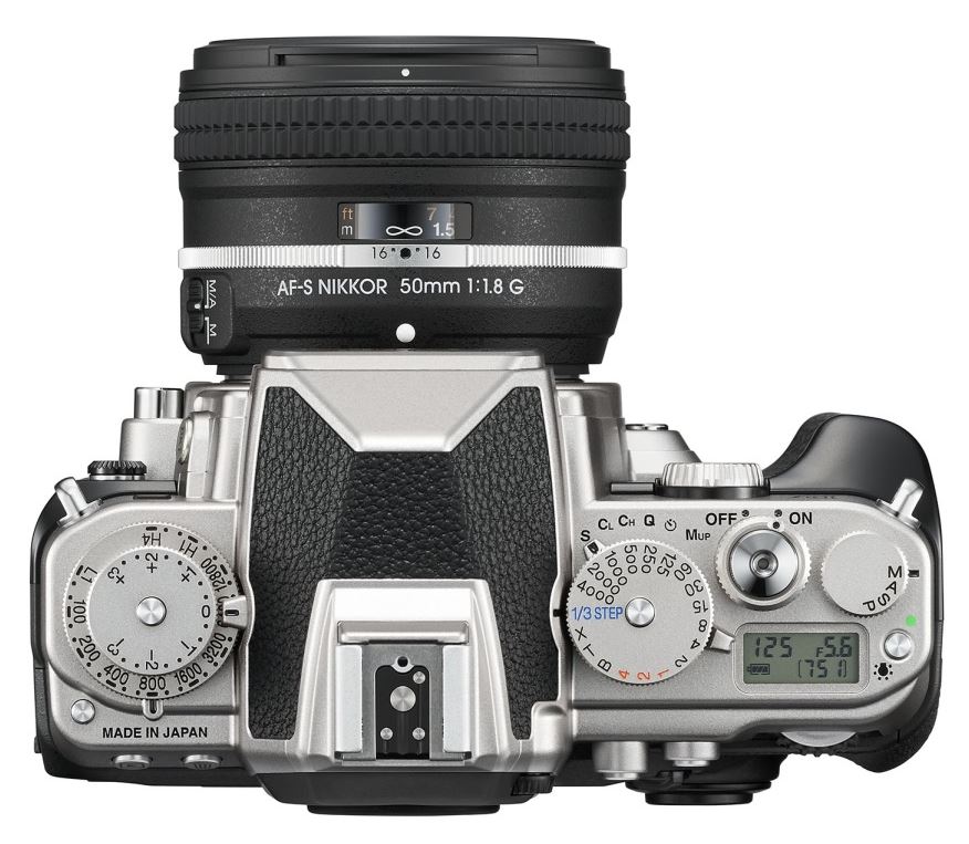 Зеркальная фотокамера Nikon Df - управление