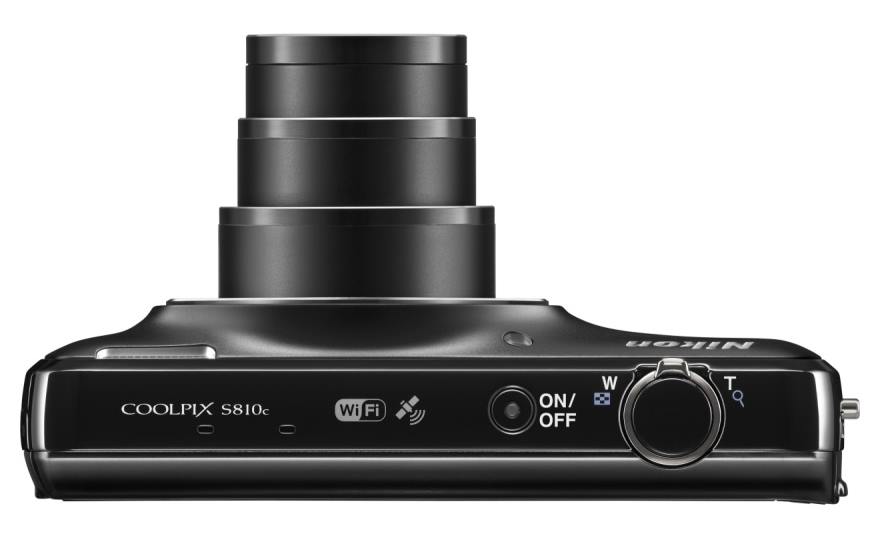Компактная фотокамера COOLPIX S810c - управление