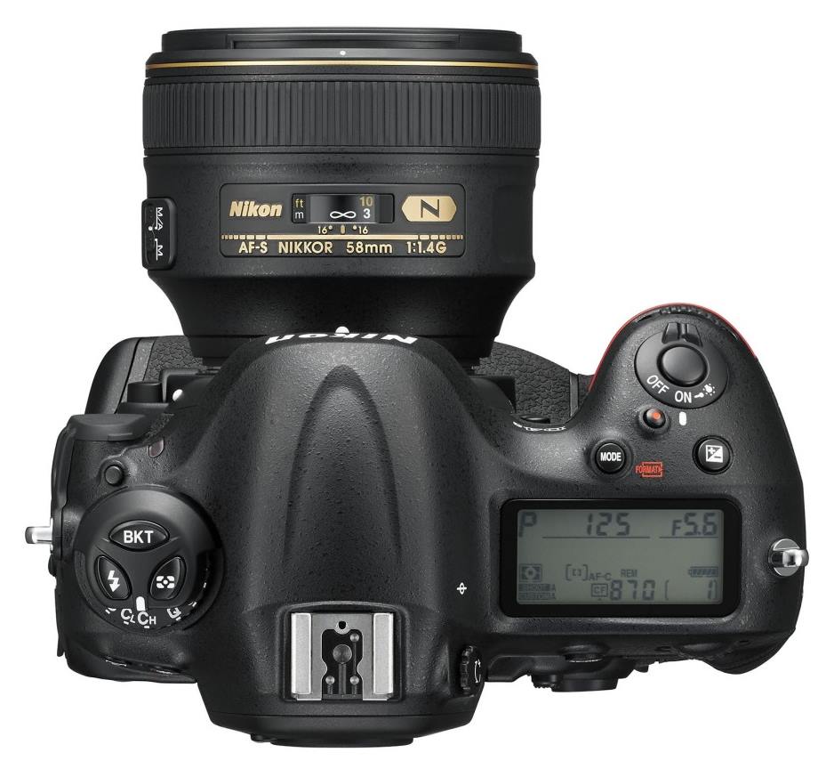 Зеркальная камера Nikon D4S - управление