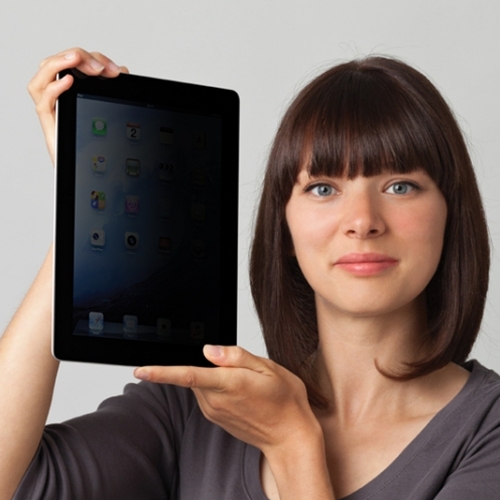 Экран для защиты информации на iPad