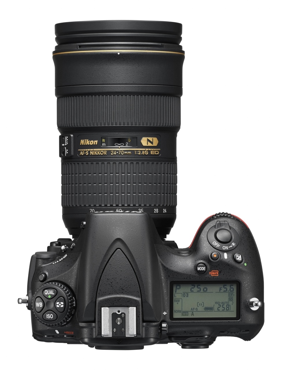 Зеркальная камера Nikon D810 - управление
