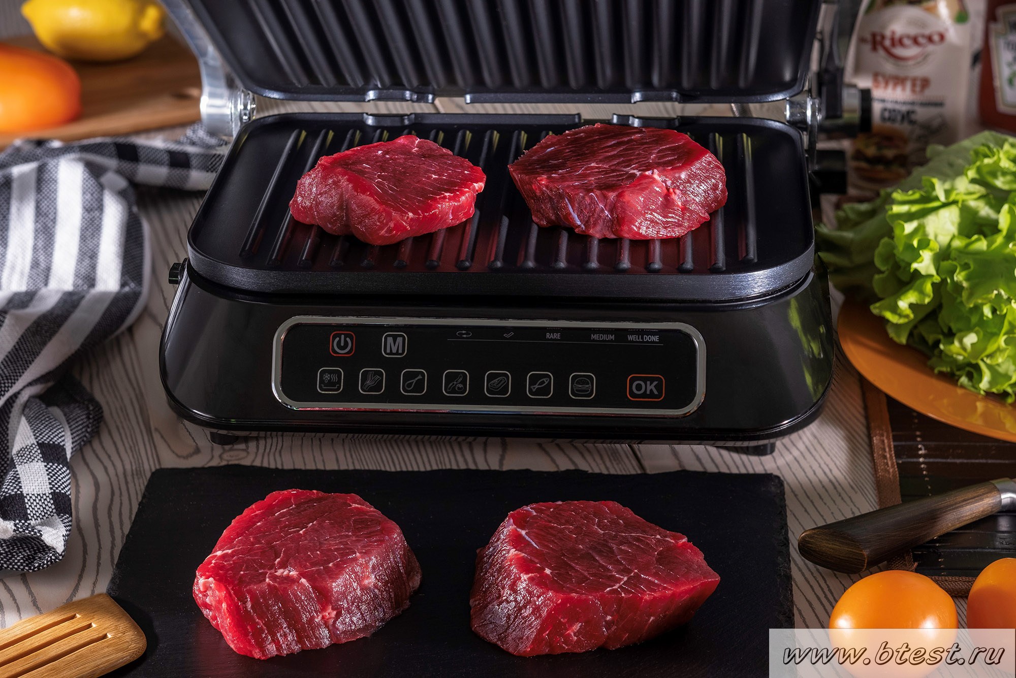 REDMOND SteakMaster - начинаем готовить