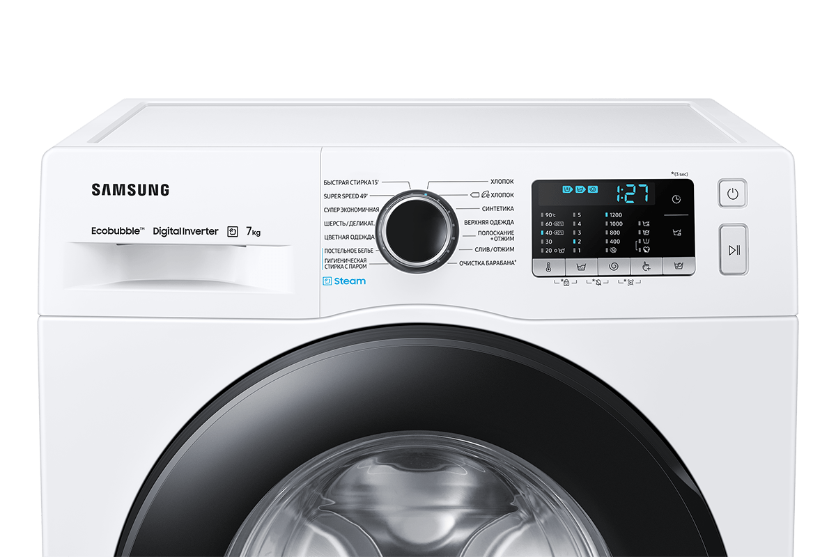 Стиральная машина Samsung WW70AAS26AE с Eco Bubble™, 7 кг - отзывы и опыт  эксплуатации / Потребитель