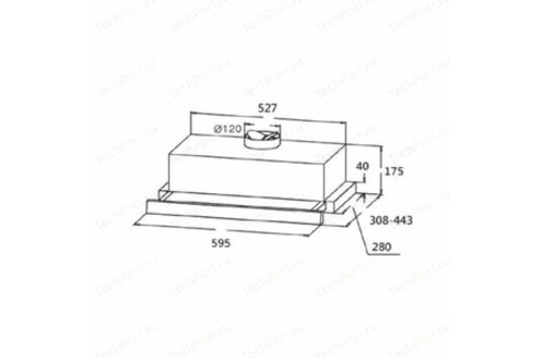 Вытяжка midea mh60i300x схема встраивания