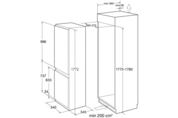 Gorenje rki4182e1 схема встраивания